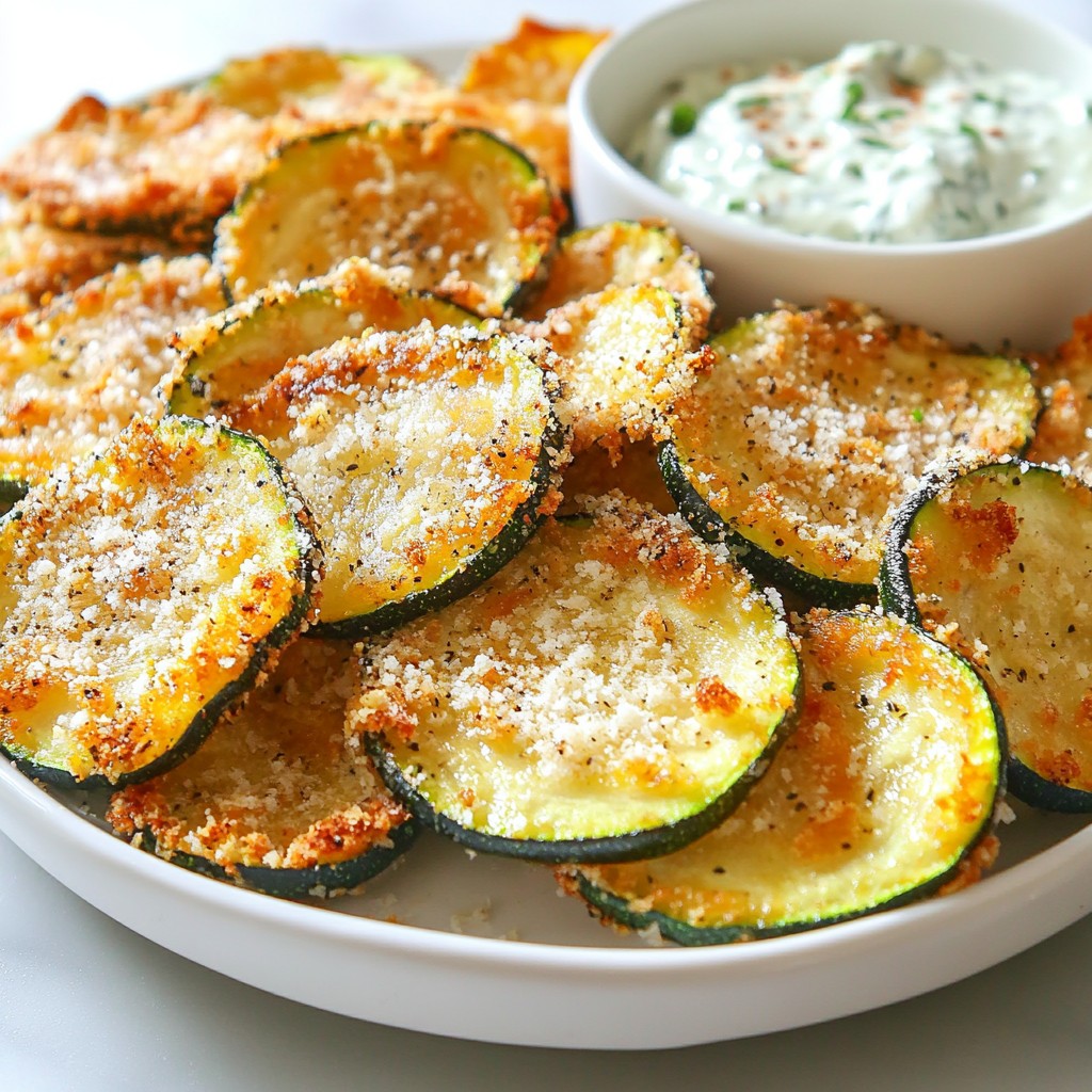 Crispy Low-Carb Zucchini Chips Healthy Snack Delight