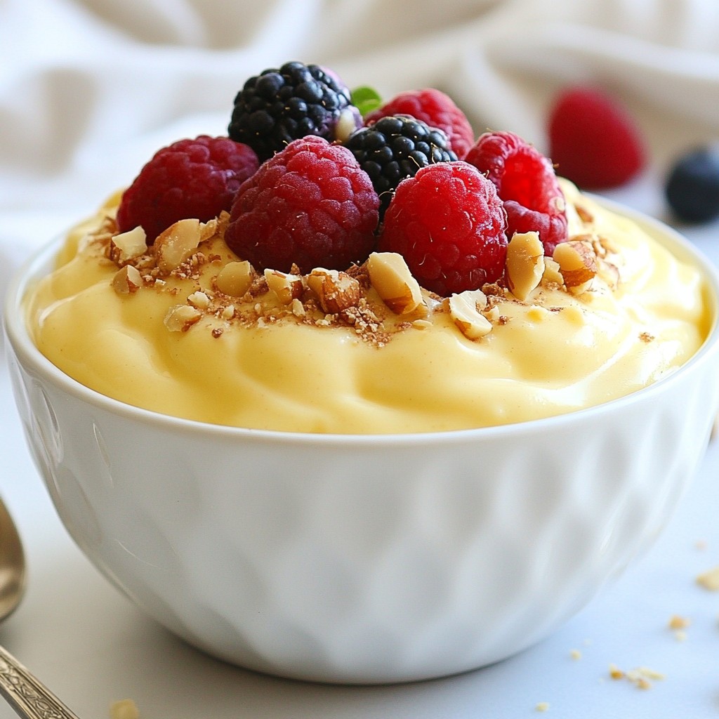 Creamy Low-Carb Vanilla Pudding Easy and Delicious Treat