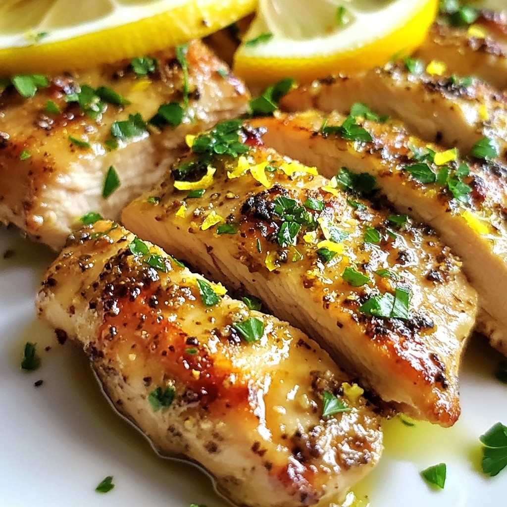 Zesty Low-Carb Lemon Pepper Chicken Healthy Dish