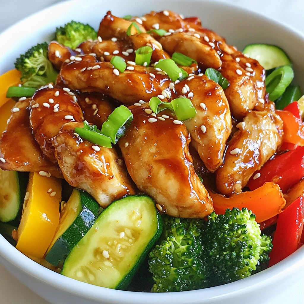 Spicy Keto Teriyaki Chicken Stir-Fry Quick and Easy