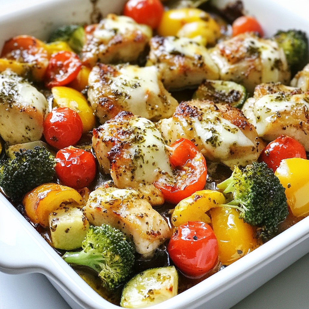 Quick Keto Chicken and Veggie Bake Easy One-Dish Meal