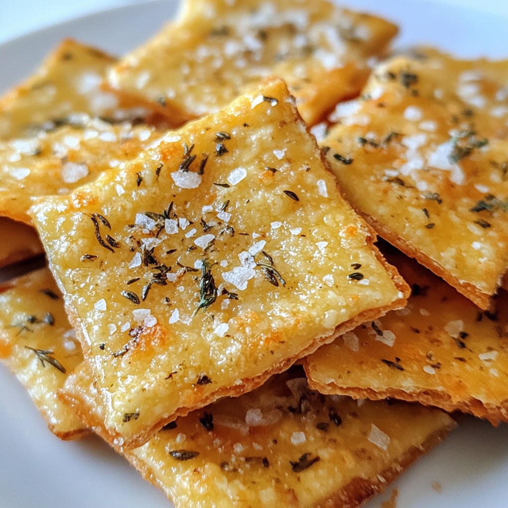 Crunchy Keto Herb Parmesan Crackers Recipe Guide