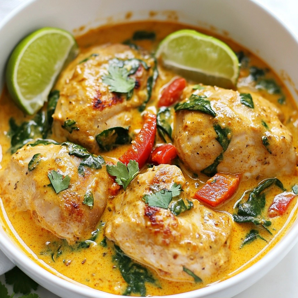 Creamy Keto Coconut Curry Chicken Recipe to Savor
